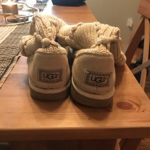 Ugg crochet knit boots